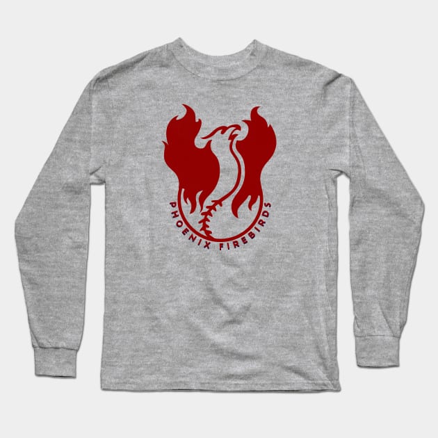 Defunct Phoenix Firebirds Minor League Baseball 1988 Long Sleeve T-Shirt by LocalZonly